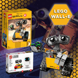 Lego Wall-E and Wall-E & Eve Brickheadz - Rare