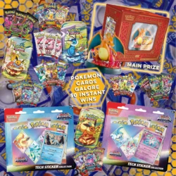 Charizard EX Super Premium Collection + 50 Instant wins inc Prismatic Evolutions!!!!!