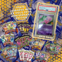 PSA10 Japanese Mew EX-Holo 25th Anniversary Edition + 50 Instant Wins