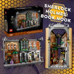 Brand New! Lego Sherlock Holmes Book Nook