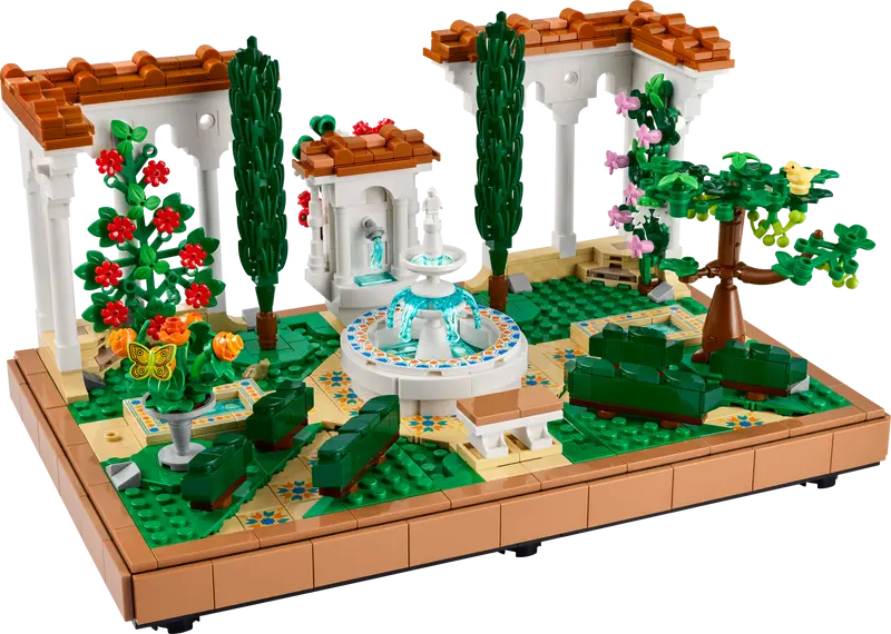 Lego Fountain Garden