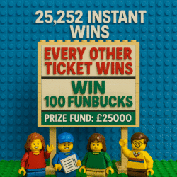 £25000 Prize Fund Every other ticket wins