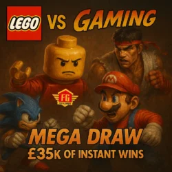 Lego vs Gaming - 19822 Instant Wins - Massive £35000 of Prizes!!!!!