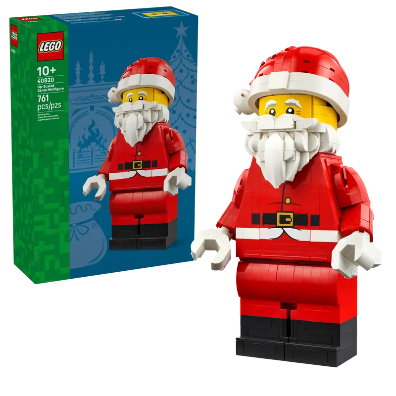 Lego Upscaled Santa Claus