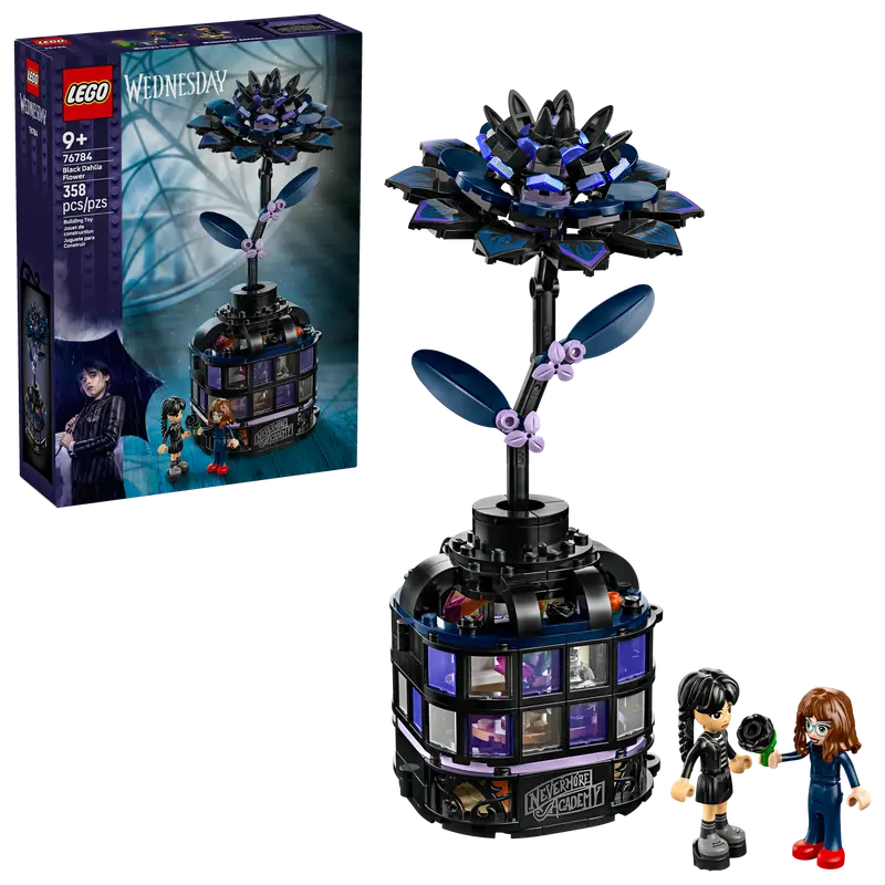 Lego Black Dahlia Flower