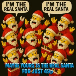 Win upto 15 Lego Santas