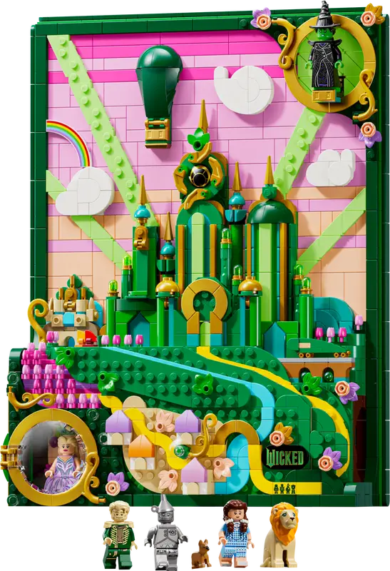 Lego Emerald City Wall Art