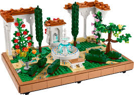 Lego Fountain Garden