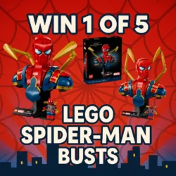 Win Lego Spiderman bust
