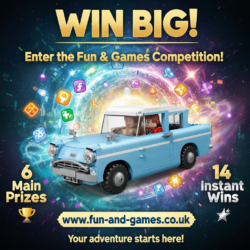 Lego Enchanted Flying Ford Anglia - 6 Main Prizes - 14 Instant Wins