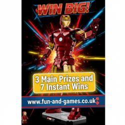 Lego Iron Man MkIII Collectors Edition - 3 Main Prizes & 7 Instant Wins