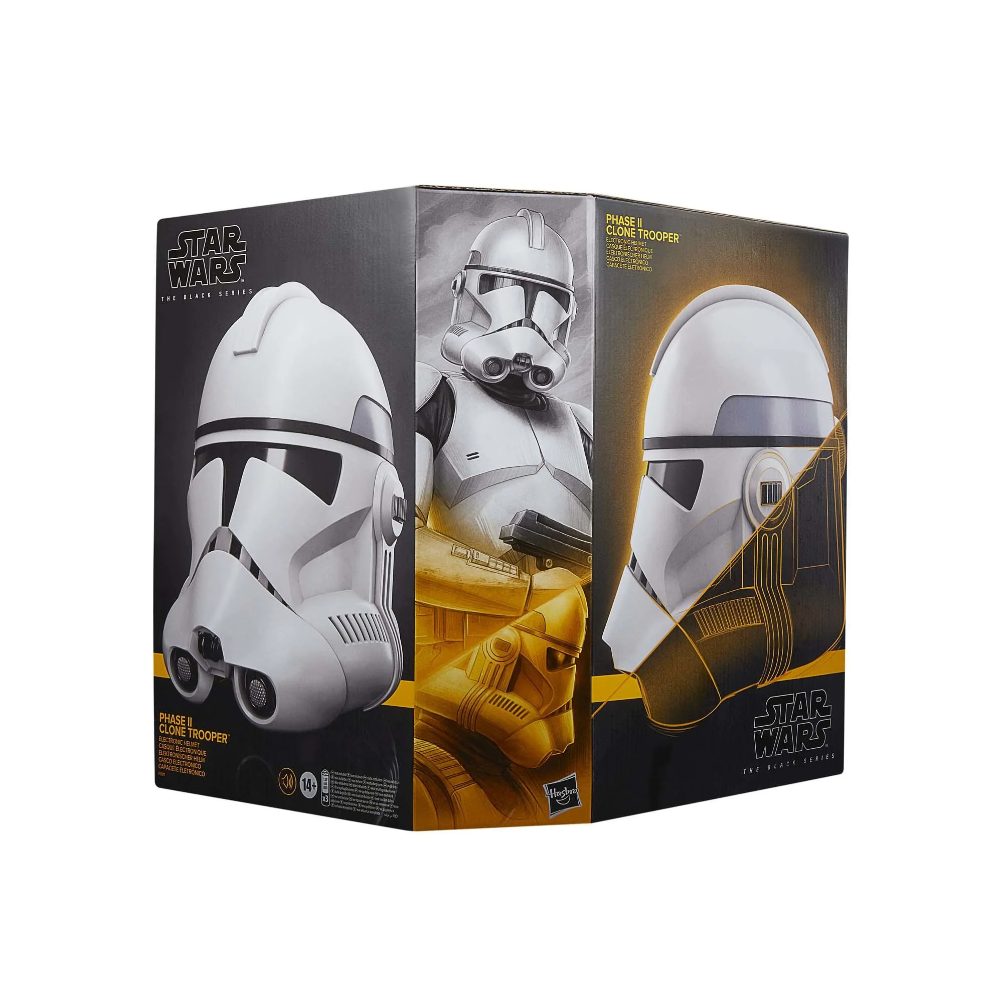 Star Wars The Black Series Phase II Clone Trooper Voice Activated Helmet