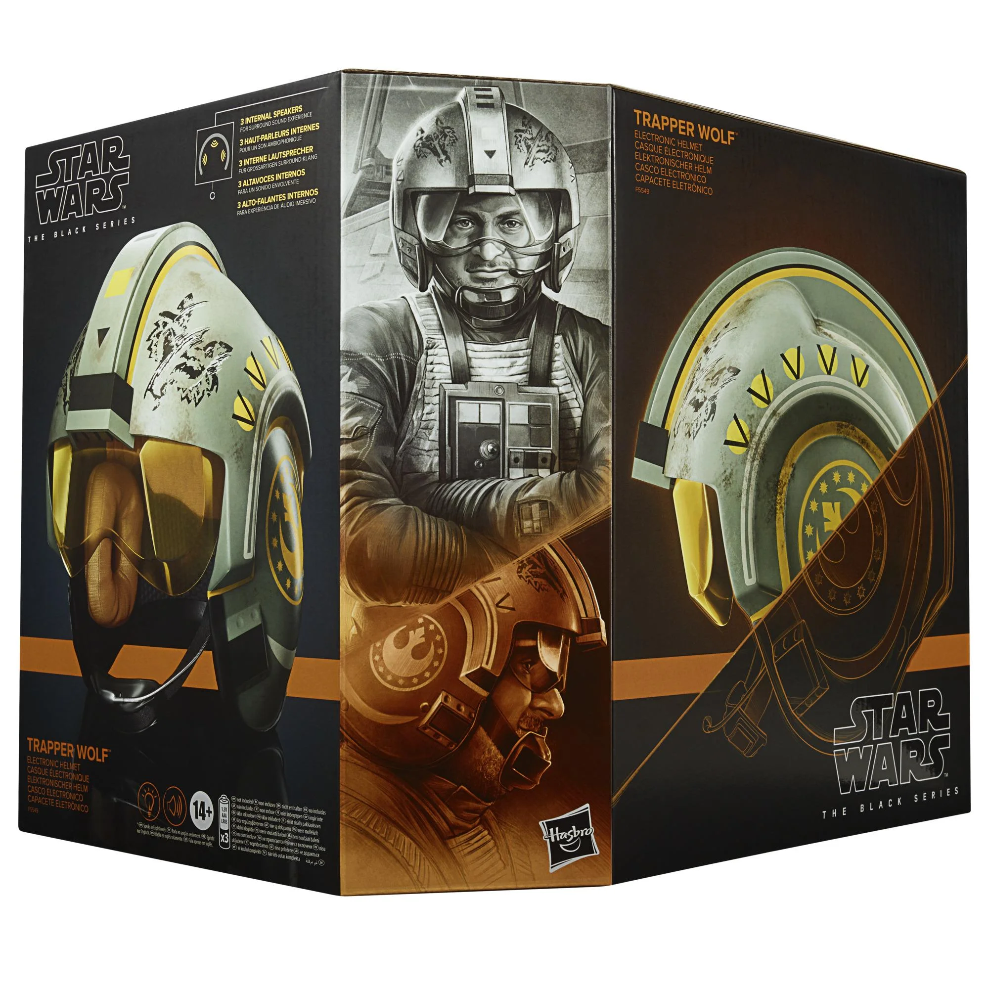 Star Wars The Black Series Trapper Wolf Voice Activated Helmet