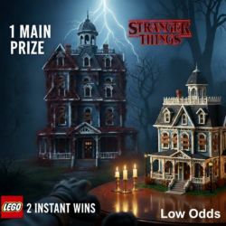 Lego Stranger Things Creel House - 1 Main Prize - 2 Instant wins - LOW ODDS