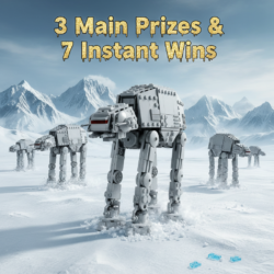 Lego At-At - 3 Main Prizes - 7 Instant Wins