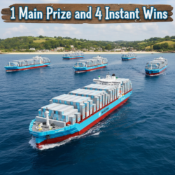 Lego MAERSK Dual-Fuel Container Vessel - 1 Main Prize - 4 Instant Wins