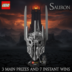 Lego The Lord of the Rings - Sauron's Helmet - 3 Main Prizes - 7 Instant Wins
