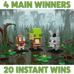 Lego Shrek, Donkey & Gingy - 4 Main Prizes - 20 Instant Wins!