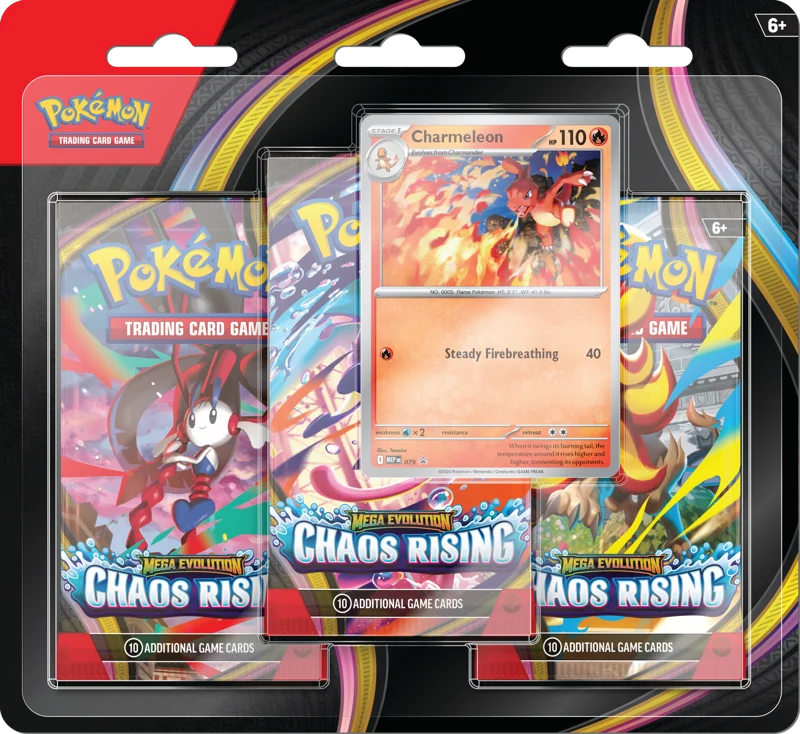 Chaos Rising Triple Blister - Charmeleon