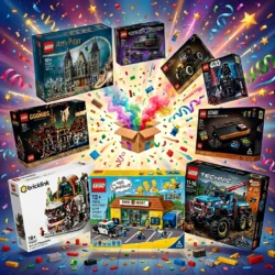 Lego Explosion Competition with Fun and Games