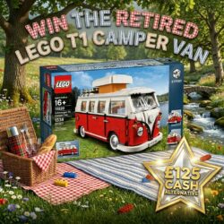 Win the retired Lego T1 Camper Van (Or £125 Cash Alternative)